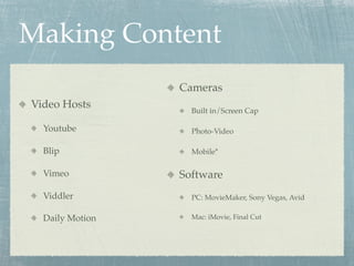 E-Tools for Personal Publishing