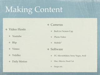 E-Tools for Personal Publishing