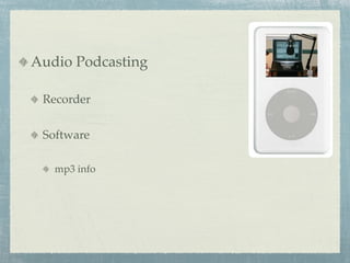 E-Tools for Personal Publishing
