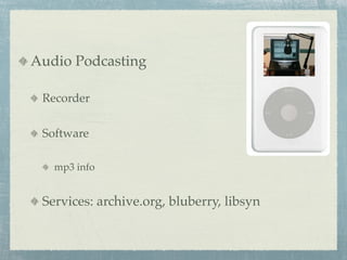 E-Tools for Personal Publishing