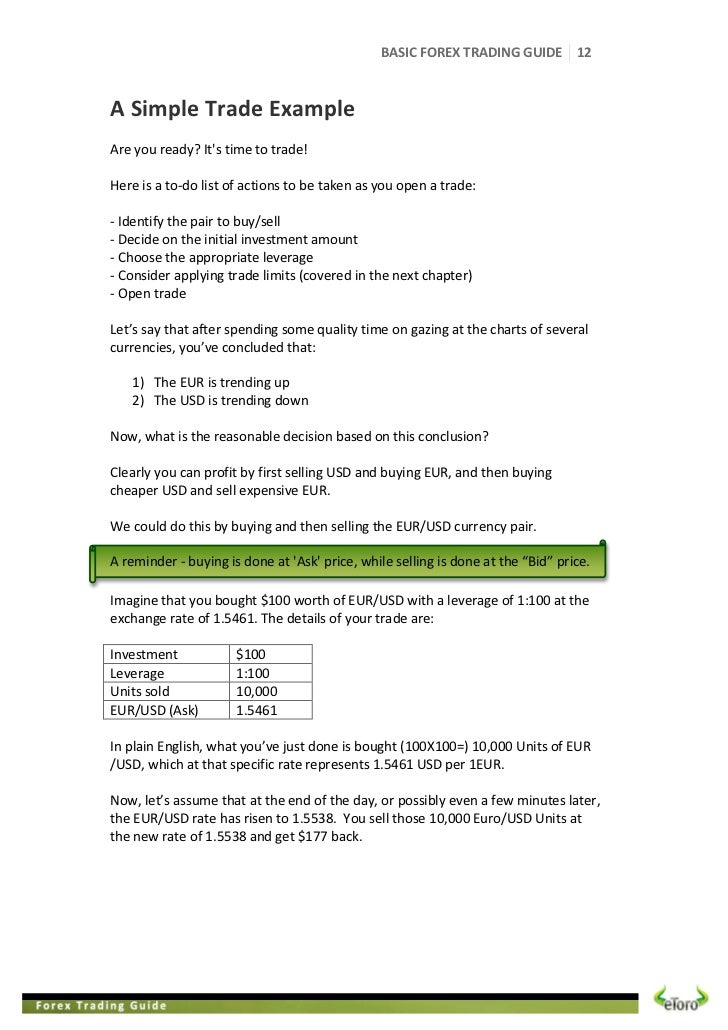 Etoro forex trading