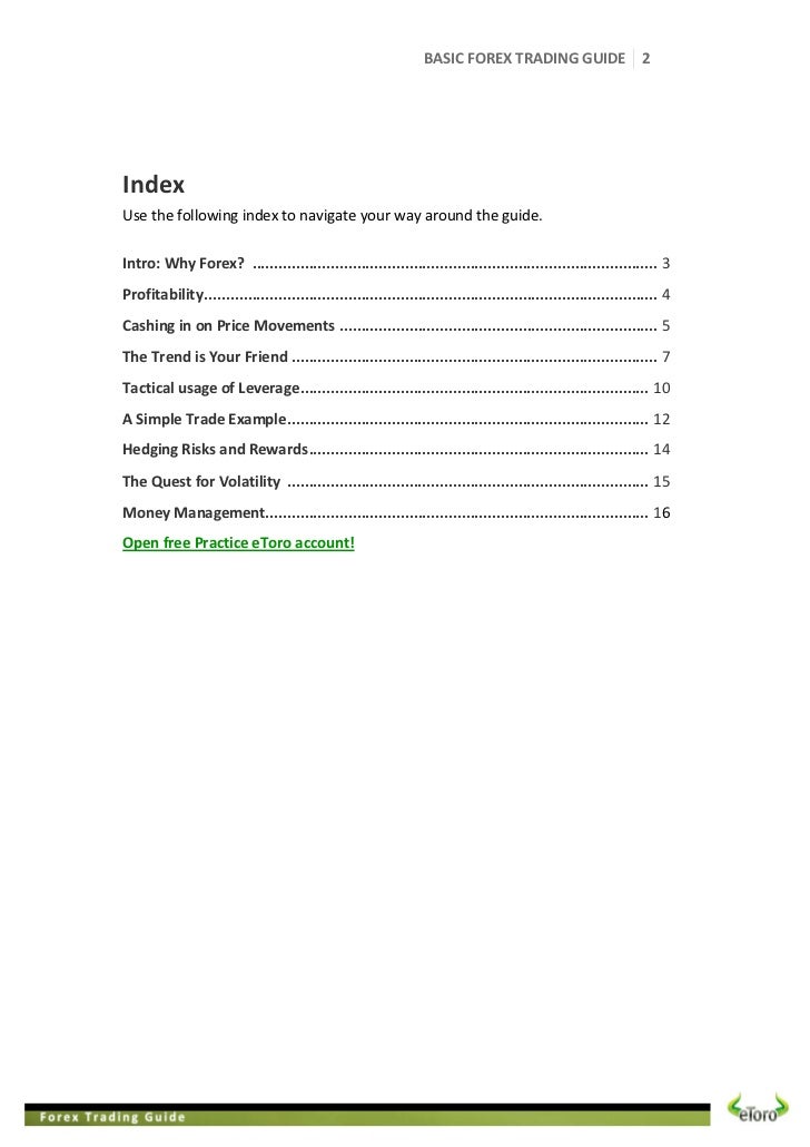 Etoro Forex Trading Guide - 