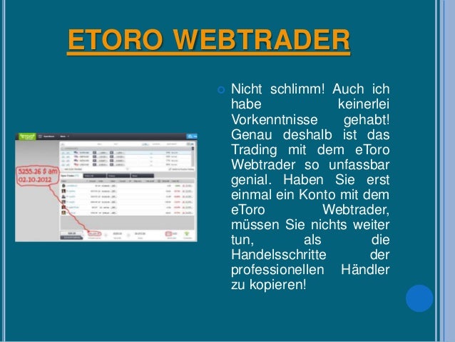 Etoro Webtrader Etoro Webtrader