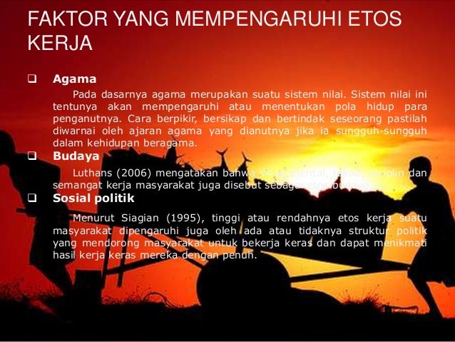 Etos Kerja dalam Islam (full)
