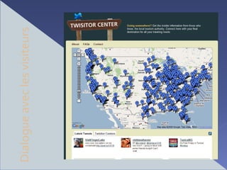 Dialogue avec les visiteurs
 