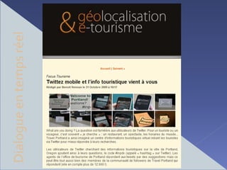 Dialogue en temps réel
 