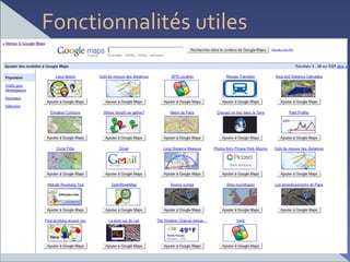 Fonctionnalités utiles
 