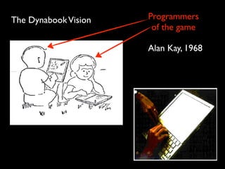 An instrument whose music is ideas