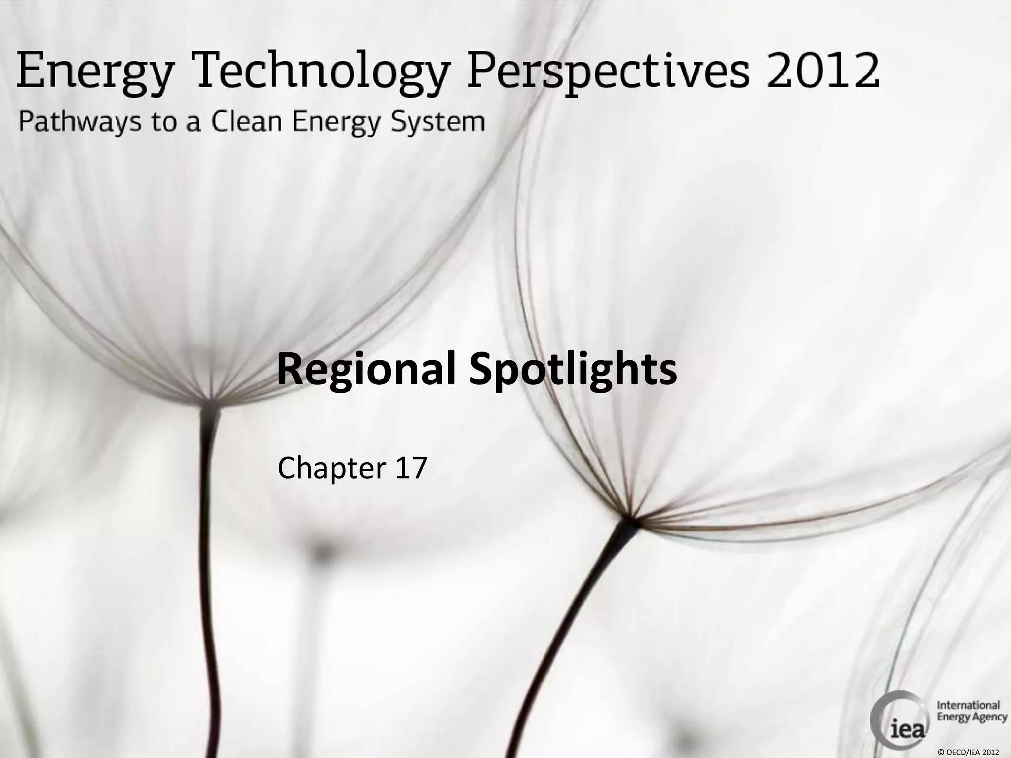 Regional Spotlights
Chapter 17




                      © OECD/IEA 2012
 