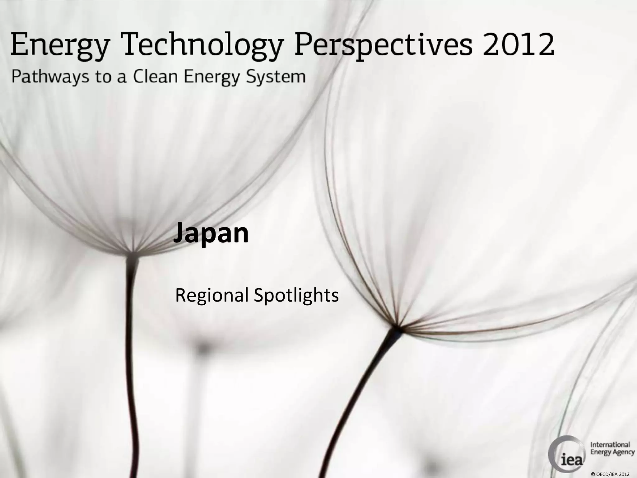 Japan
Regional Spotlights




                      © OECD/IEA 2012
 