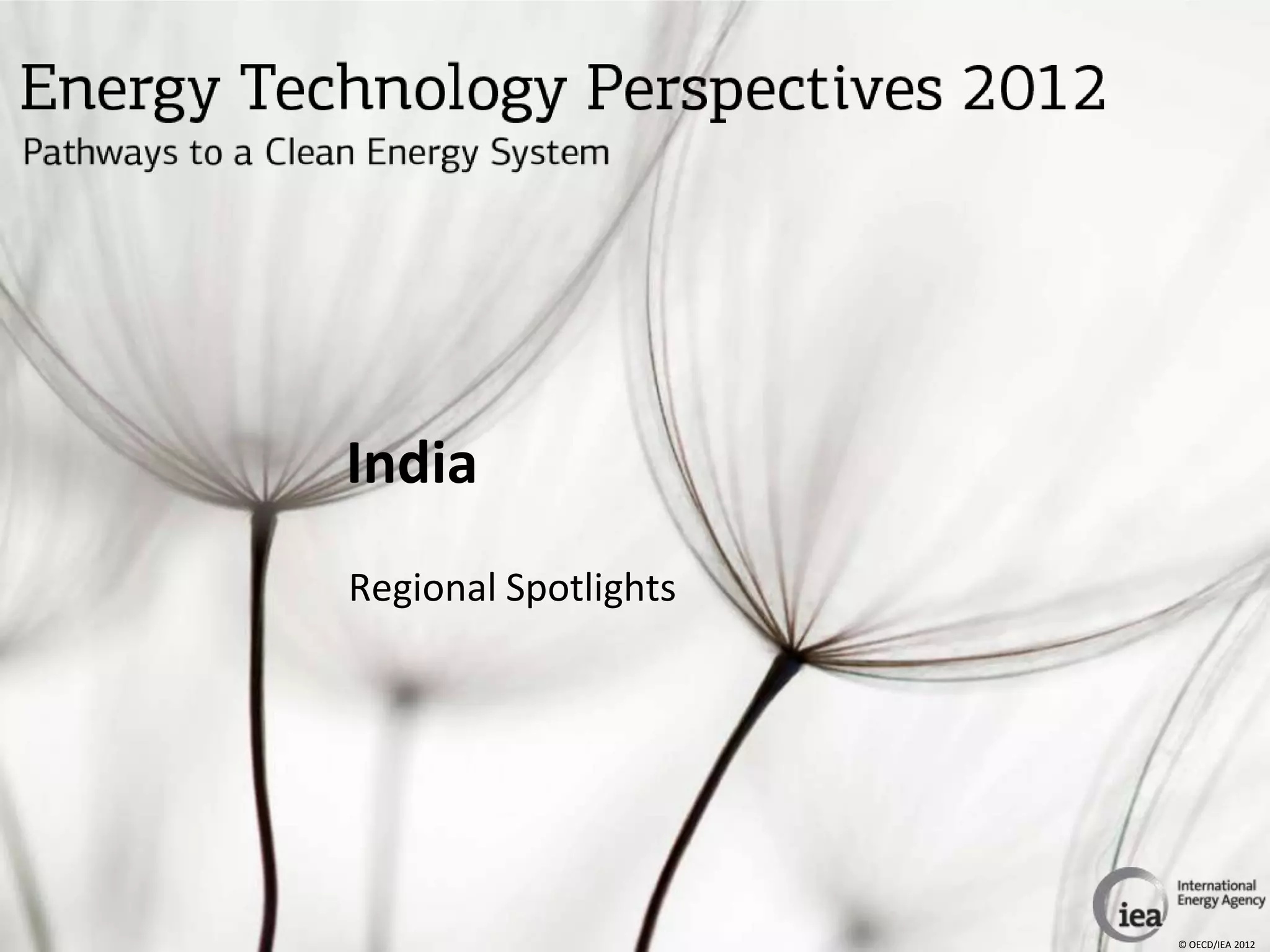 India
Regional Spotlights




                      © OECD/IEA 2012
 