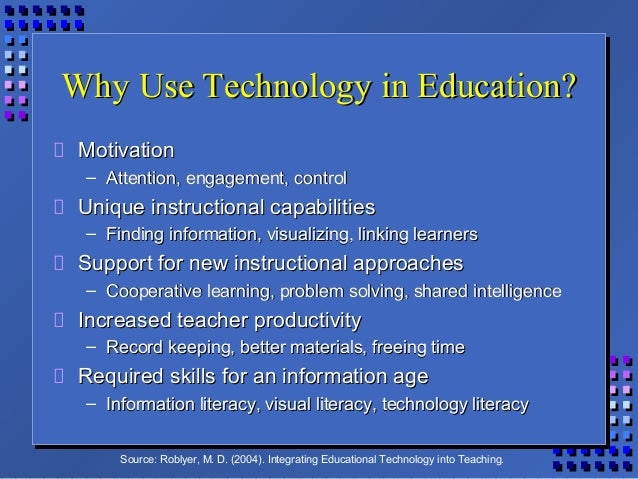 use of technology in education