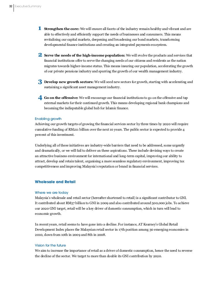 economic transformation plan executive summary booklet at kearney cover letter