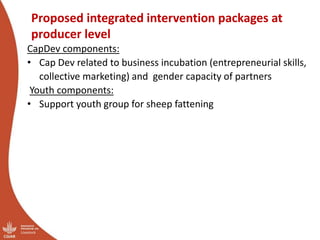 Introducing the proposed Ethiopia Small Ruminant Value Chain Transformation (SmaRT) project, 2019-2021