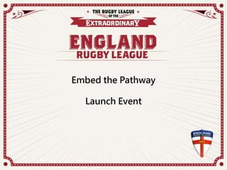 Embed the Pathway
Launch Event
 