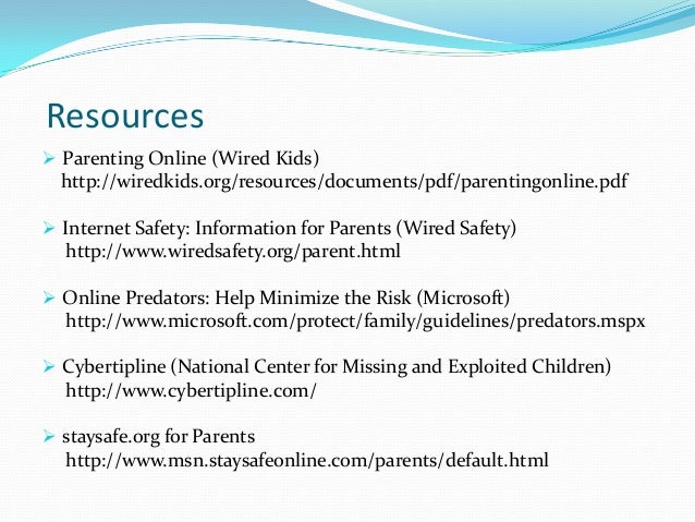 ET 509 Portfolio Assignment Internet Safety PPT ...