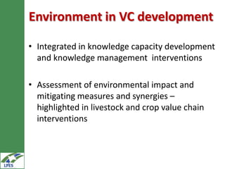Introduction to Livestock and Irrigation Value chains for Ethiopian Smallholders (LIVES) Project 