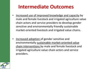 Introduction to Livestock and Irrigation Value chains for Ethiopian Smallholders (LIVES) Project 