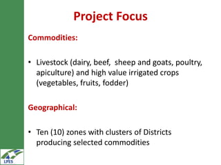 Introduction to Livestock and Irrigation Value chains for Ethiopian Smallholders (LIVES) Project 