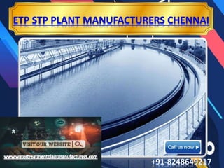 ETP STP Plant Manufacturers Chennai.pptx