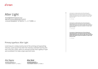 eTrain Brand Extension