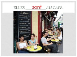 est
ELLE __________À PARIS!

 