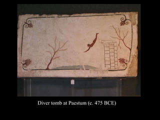Diver tomb at Paestum (c. 475 BCE)
 
