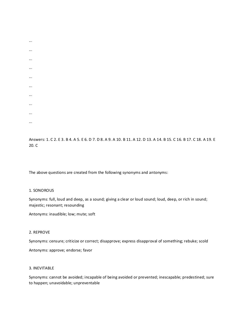 Ets Gre Vocabulary Flashcards | PDF