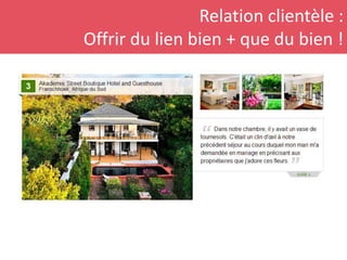 Relation clientèle :
Offrir du lien bien + que du bien !
 