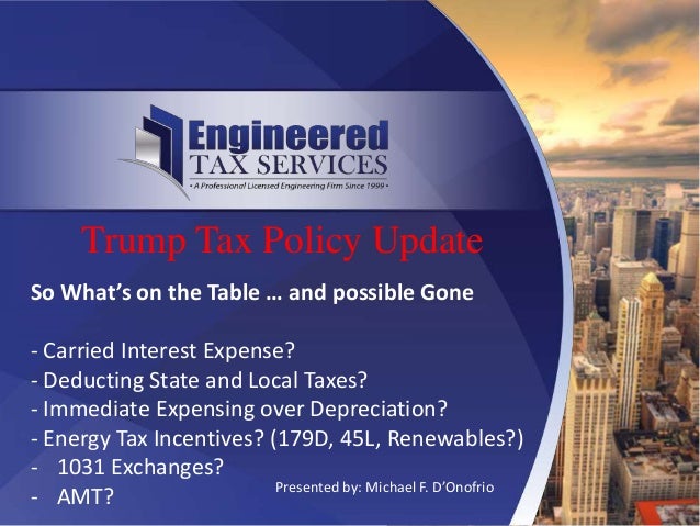 Engineered Tax Services Lunch Workshop