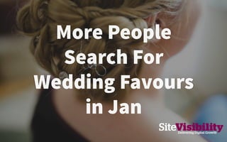 More People
Search For
Wedding Favours
in Jan
 
