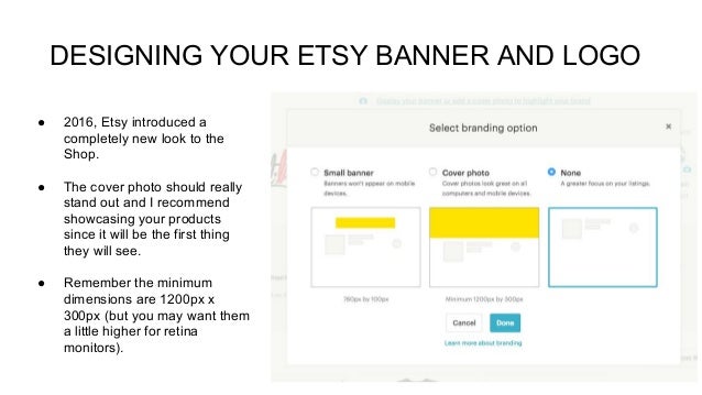 2016 Etsy Tutorial Mastering Etsy