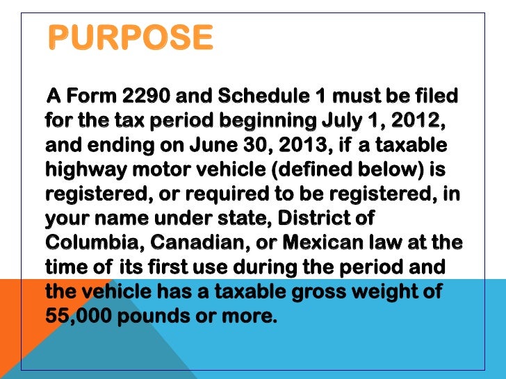 e file irs form 2290 with expresstrucktax com irs form 2290 schedule 1