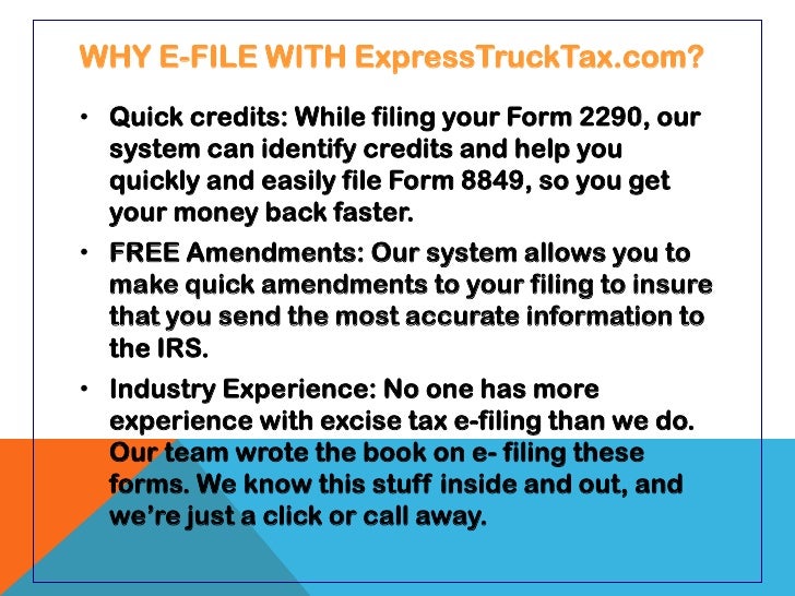 e file form 2290 with expresstrucktax com form 2290 online filing