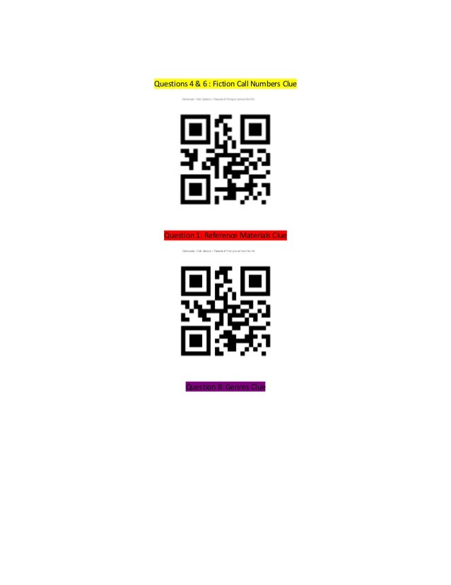 qr code scavenger hunt