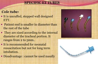 ET TUBES presentation by Dr. Animesh Aman Singh | PPTX