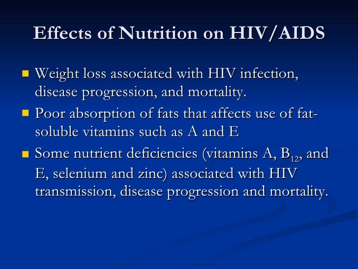 The Interrelationship between Food Security, Nutrition, and HIV Find…