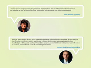 Etude Augure sur le marketing d'influence 2014