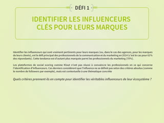 Etude Augure sur le marketing d'influence 2014