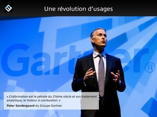 Edité par AdsVark Digital Publishing / FrenchWeb.fr - 2014
1/ Le programme Start Me Up!
« L’information est le pétrole du 21ème siècle et son traitement
analytique, le moteur à combustion. »
Peter Sondergaard du Groupe Gartner
Une révolution d’usages
 