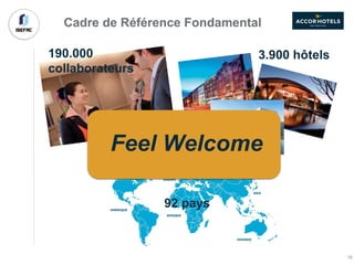 Cadre de Référence Fondamental
190.000
collaborateurs
3.900 hôtels
92 pays
Feel Welcome
16
 