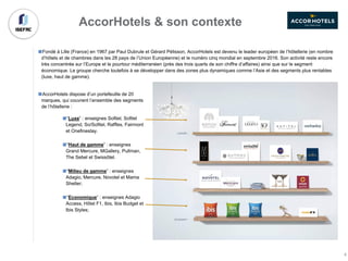 Etude stratégique Accor Hotels