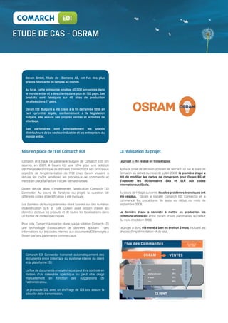 OSRAM optimise son EDI avec Comarch