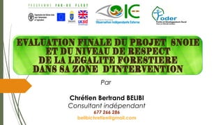 Par 
Chrétien Bertrand BELIBI
Consultant indépendant
677 266 286
belibichretien@gmail.com
 