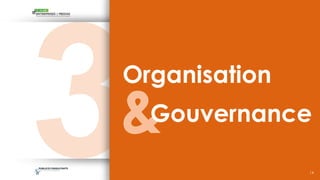 Organisation
14
&Gouvernance
 