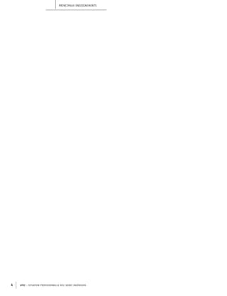 Principaux enseignements
APEC – SITUATION PROFESSIONNELLE DES CADRES INGéNIEURS4
 