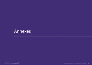 31CARTOGRAPHIE DE L’EMPLOI EN FRANCEPOUR
Annexes
 