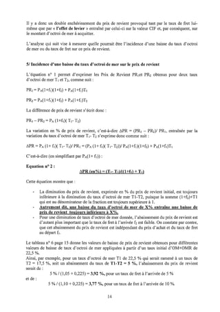 Etude Prix De Revient