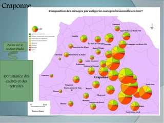 Craponne




  Zoom sur le
 secteur étudié




Dominance des
 cadres et des
   retraités
 