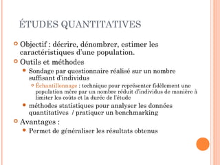 APPORT DES SCIENCES
COGNITIVES
 L’Analyse Cognitive permet un diagnostic
complet des performances d’actions marketing
très en amont
 Le neuromarketing
 analyse de la perception des consommateurs
 Le marketing sensoriel
 